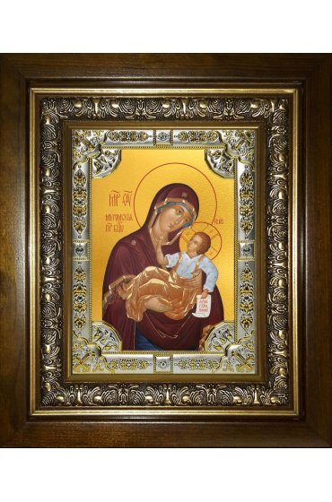 Икона Божьей Матери Муромская, 18x24 см, со стразами, в деревянном киоте, арт вк-5237