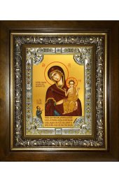 Икона Божья Матерь Нечаянная Радость, 18x24 см, со стразами, в деревянном киоте, арт вк-5241