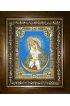 Икона Остробрамская Божья Матерь, 18x24 см, со стразами, в деревянном киоте, арт вк-5247