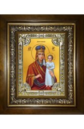 Икона Божья Матерь Призри на смирение, 18x24 см, со стразами, в деревянном киоте, арт вк-5252