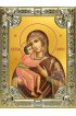 Икона Божьей Матери Феодоровская, 18 х 24, со стразами, арт вк-526