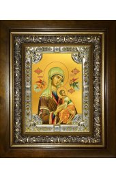 Икона Божья Матерь Страстная, 18x24 см, со стразами, в деревянном киоте, арт вк-5265