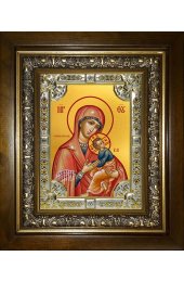 Икона Божья Матерь Страстная, 18x24 см, со стразами, в деревянном киоте, арт вк-5266