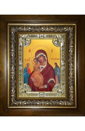 Икона Божья Матерь Трех Радостей, 18x24 см, со стразами, в деревянном киоте, арт вк-5270
