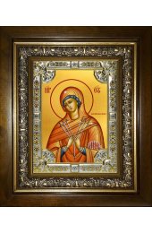 Икона Божья Матерь Умягчение злых сердец, 18x24 см, со стразами, в деревянном киоте, арт вк-5280