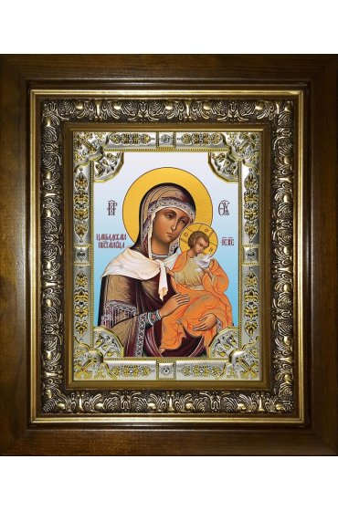Икона Божья Матерь Цареградская, 18x24 см, со стразами, в деревянном киоте, арт вк-5288