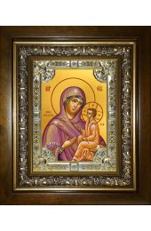 Икона Божьей Матери Югская, 18x24 см, со стразами, в деревянном киоте, арт вк-5298