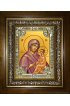 Икона Божьей Матери Югская, 18x24 см, со стразами, в деревянном киоте, арт вк-5298
