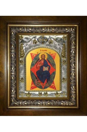 Икона Спас в Силах, 14x18 см, в деревянном киоте 20х24 см, арт вк-5413