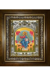 Икона Спас в Силах, 14x18 см, в деревянном киоте 20х24 см, арт вк-5414