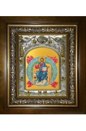 Икона Спас в Силах, 14x18 см, в деревянном киоте 20х24 см, арт вк-5416