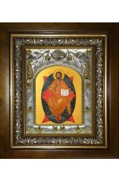 Икона Спас в Силах, 14x18 см, в деревянном киоте 20х24 см, арт вк-5417