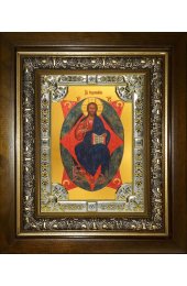 Икона Спас в Силах, 18x24 см, со стразами, в деревянном киоте, арт вк-5453