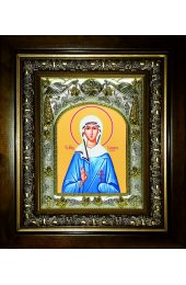 Икона Василисса Римская, 14x18 см, в деревянном киоте 20х24 см, арт вк-5502
