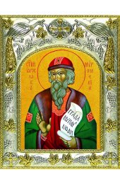 Икона Ярослав Муромский, 14x18 в серебряном окладе, арт вк-5507