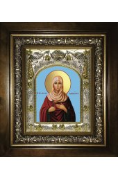 Икона Христина (Кристина) Лампсакийская, 14x18 см, в деревянном киоте 20х24 см, арт вк-5520