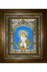 Икона Остробрамская Божья Матерь, 14x18 см, в деревянном киоте 20х24 см, арт вк-5560