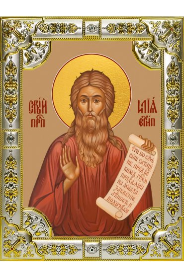 Икона Илия (Илья) Египетский 18 х 24 со стразами, арт вк-5637