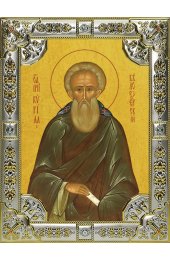 Икона Кирилл Белоезерский 18 х 24 со стразами, арт вк-5642