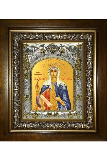 Икона Елена равноапостольная, 14x18 см, в деревянном киоте 20х24 см, арт вк-5667