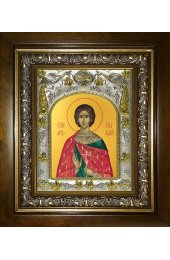 Икона Анатолий Никейский, 14x18 см, в деревянном киоте 20х24 см, арт вк-5670