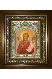 Икона Илия (Илья) Египетский, 14x18 см, в деревянном киоте 20х24 см, арт вк-5674
