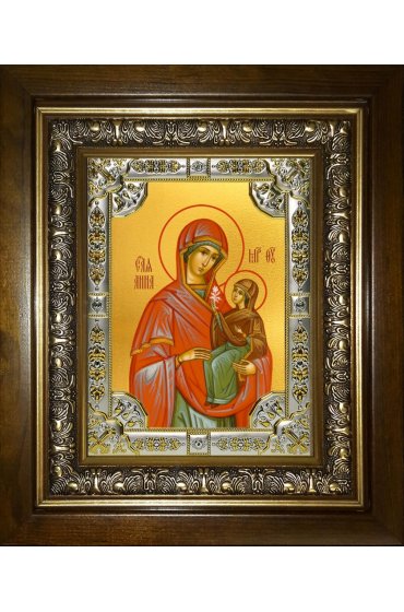 Икона Анна мать Пресвятой Богородицы, 18x24 см, со стразами, в деревянном киоте, арт вк-5745