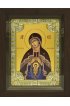 Икона Божья Матерь Помощница в Родах, 18x24 см, со стразами, в деревянном киоте, арт вк-662