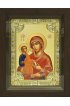 Икона Божья Матерь Троеручица, 18x24 см, со стразами, в деревянном киоте, арт вк-667
