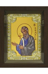 Икона Андрей, 18x24 см, со стразами, в деревянном киоте, арт вк-695