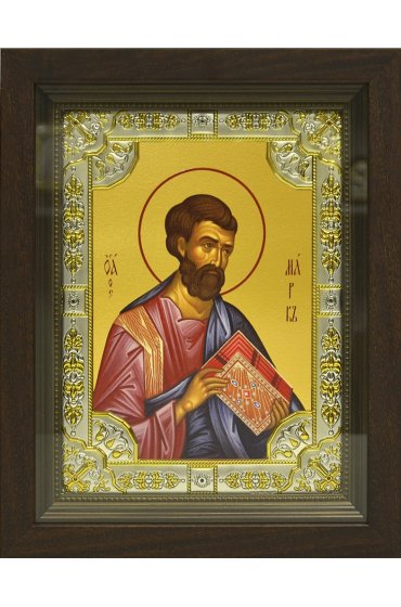 Икона Марк, 18x24 см, со стразами, в деревянном киоте, арт вк-740
