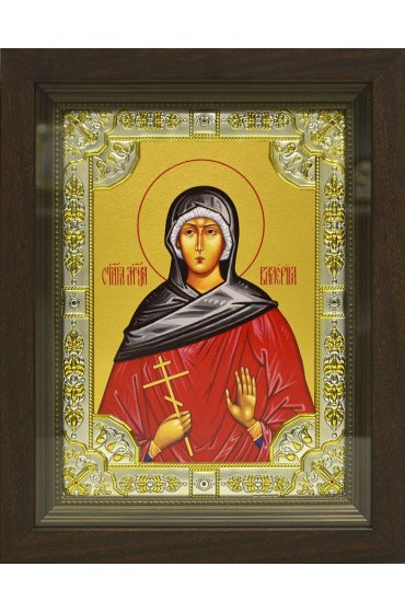 Икона Валерия, 18x24 см, со стразами, в деревянном киоте, арт вк-752