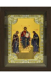 Икона Царь Царем 18x24 см со стразами в деревянном киоте, арт вк-779-1