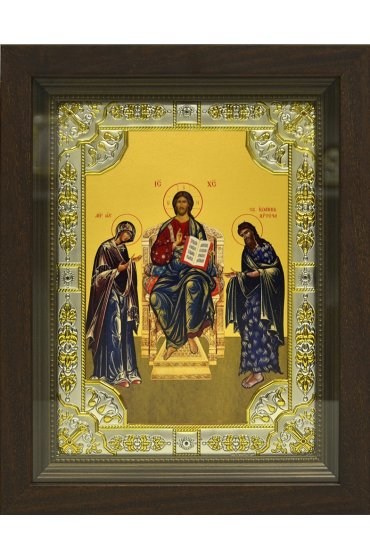 Икона Царь Царем 18x24 см со стразами в деревянном киоте, арт вк-779-1