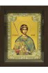 Икона Дмитрий Солунский, 18x24 см, со стразами, в деревянном киоте, арт вк-805