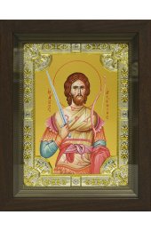 Икона Артемий, 18x24 см, со стразами, в деревянном киоте, арт вк-809