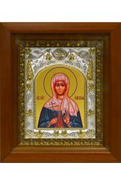 Икона Вевея (Фефея Вивея) Едесская 20x24 см в серебряном окладе в киоте, арт вк-962