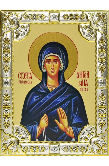 Икона Ангелина Сербская, 18 х 24, со стразами, арт вк-511