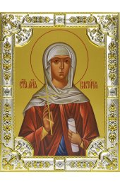 Икона Виктория мученица, 18 х 24, со стразами, арт вк-713