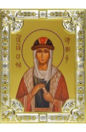 Икона София Слуцкая, 18 х 24, со стразами, арт вк-715