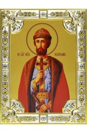 Икона Святослав Юрьевский Владимирский, 18 х 24, со стразами, арт вк-718