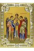 Икона Архангелы Михаил, Гавриил и Рафаил, 18 х 24, со стразами, арт вк-518