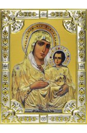 Икона Божьей Матери Иерусалимская, 18 х 24, со стразами, арт вк-529