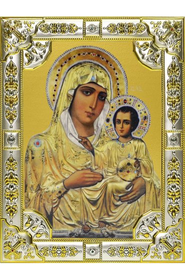 Икона Божьей Матери Иерусалимская, 18 х 24, со стразами, арт вк-529