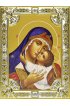 Икона Божьей Матери Умиление, 18 х 24, со стразами, арт вк-535
