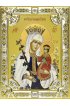 Икона Божья Матерь Неувядаемый Цвет, 18 х 24, со стразами, арт вк-536