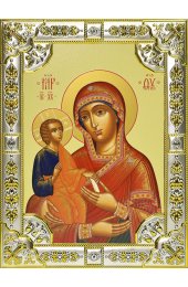 Икона Божьей Матери Троеручица, 18 х 24, со стразами, арт вк-539
