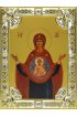 Икона Божья Матерь Знамение, 18 х 24, со стразами, арт вк-540