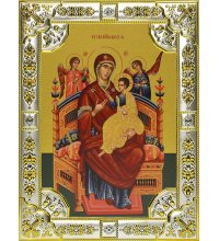 Икона Божья Матерь Всецарица, 18 х 24, со стразами, арт вк-542