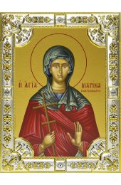 Икона Марина Великомученица, 18 х 24, со стразами, арт вк-590